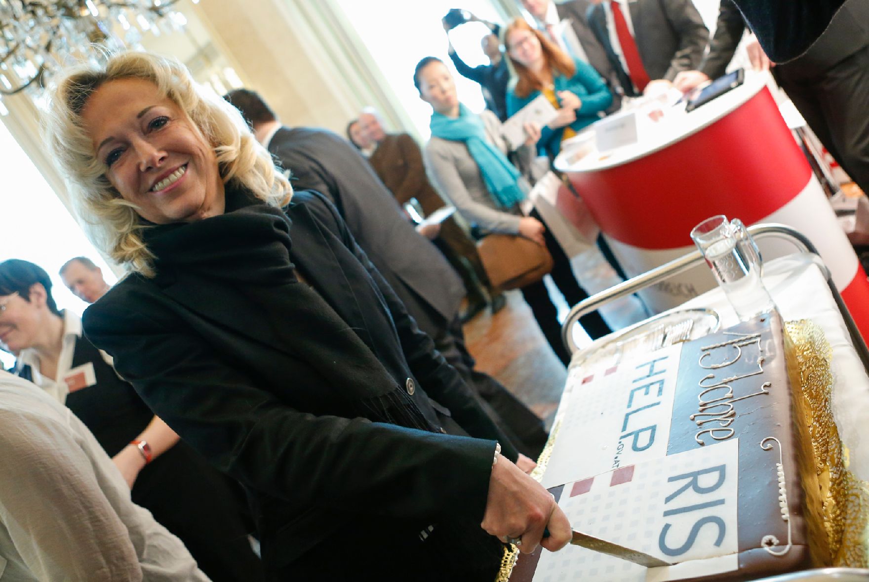 Am 10. Jänner 2013 fand im Bundeskanzleramt die Veranstaltung "15 Jahre HELP & RIS" statt. Im Bild Barbara Auracher-Jäger.