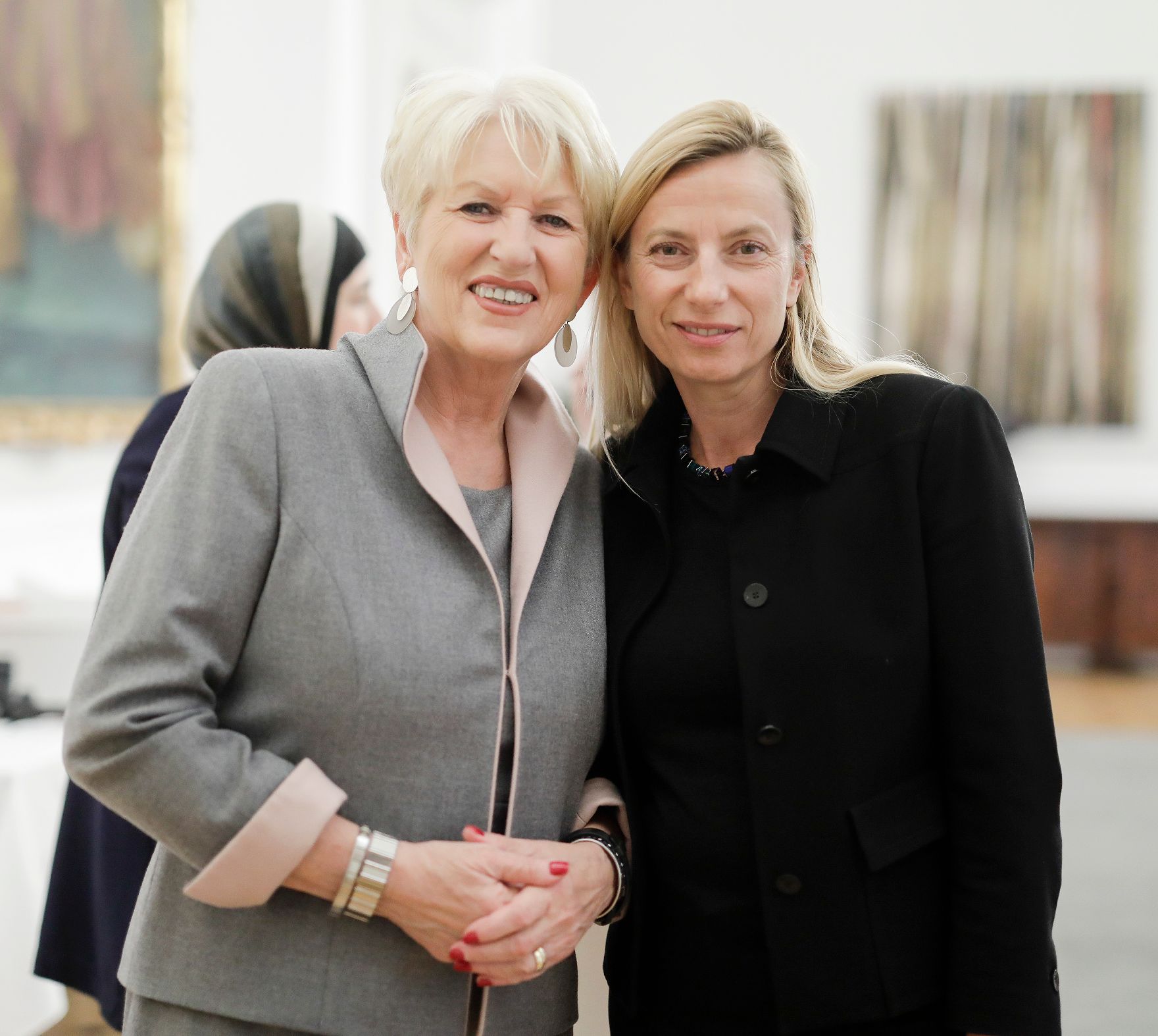 Am 29. April 2019 fand der Mentory Club im Bundeskanzleramt statt. Im Bild Bundesministerin Juliane Bogner-Strauß (r.) mit Bundesministerin a.D. Maria Rauch-Kallat (l.).