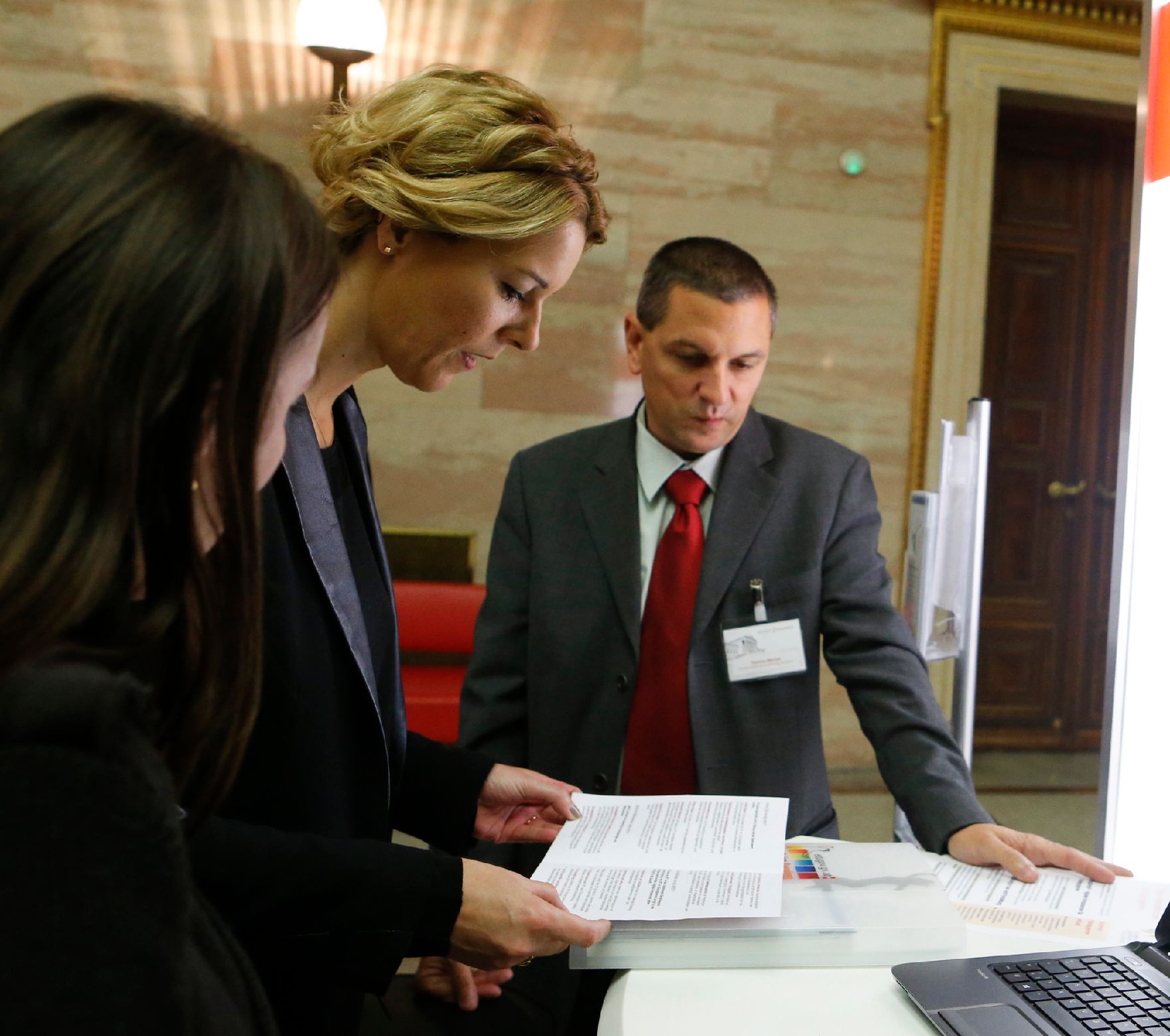 Am 22. Oktober 2014 hielt Staatssekretärin Sonja Steßl die Begrüßungsworte bei der Informationsveranstaltung „Digitales Österreich im Parlament“.