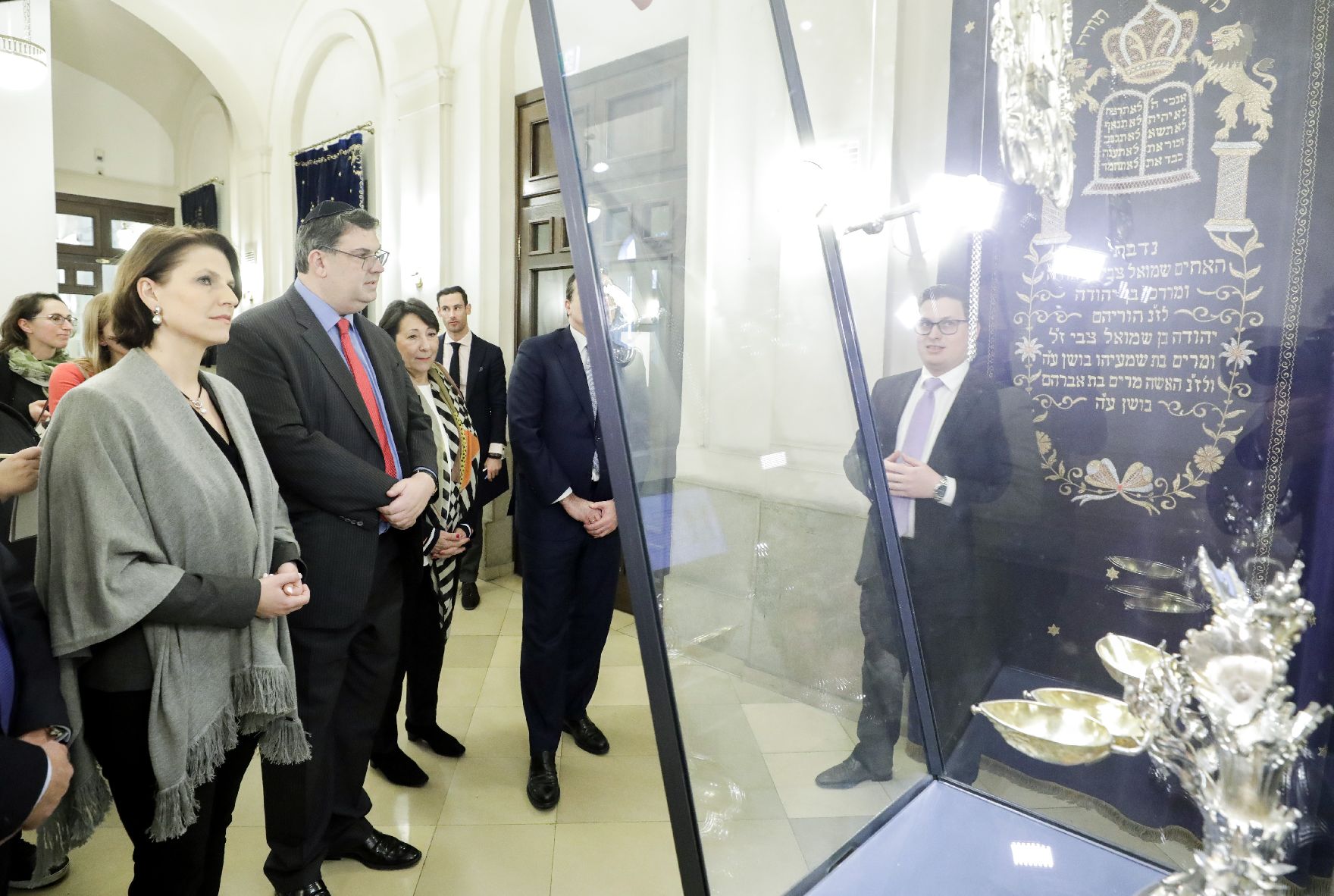 Am 20. Februar 2020 besuchte Bundesministerin Karoline Edtstadler (im Bild) die Israelitische Kultusgemeinde.
