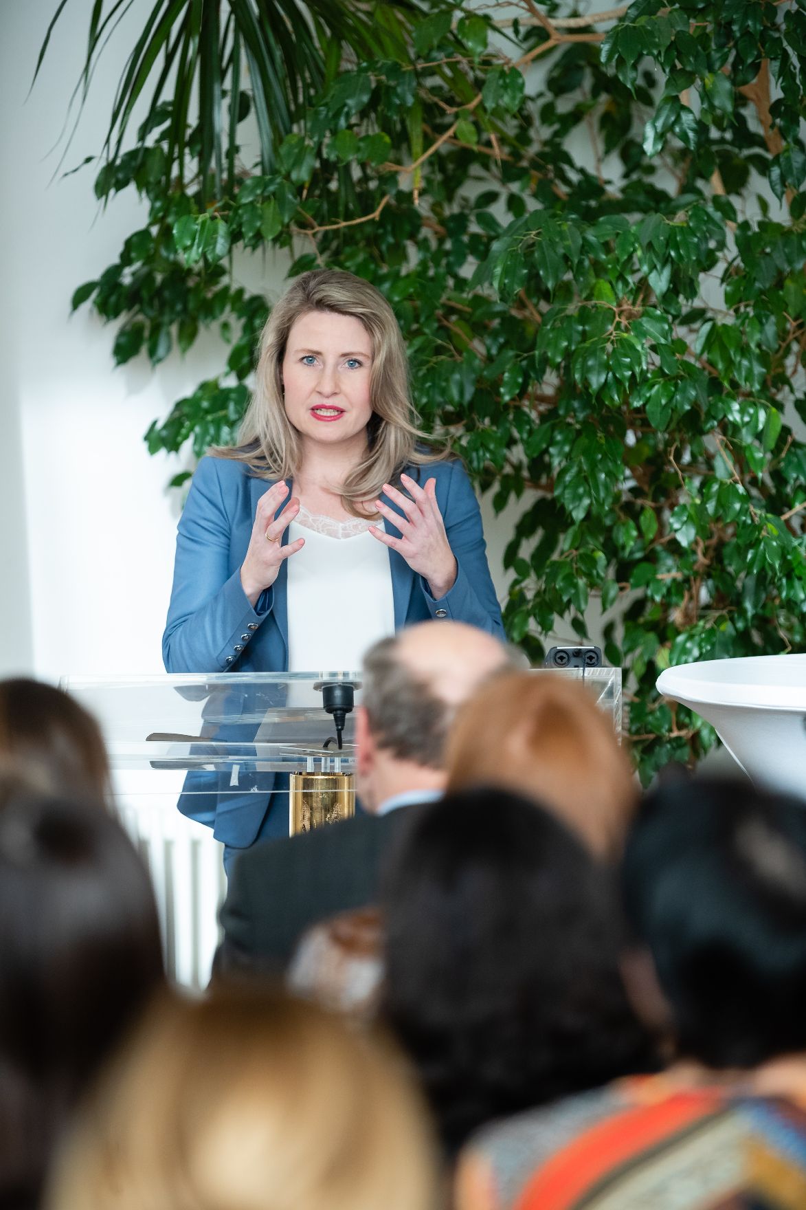 Am 22. Jänner 2020 nahm Bundesministerin Susanne Raab (im Bild) an der Auftaktveranstaltung „20 Jahre Gender Mainstreaming in Österreich“ teil.