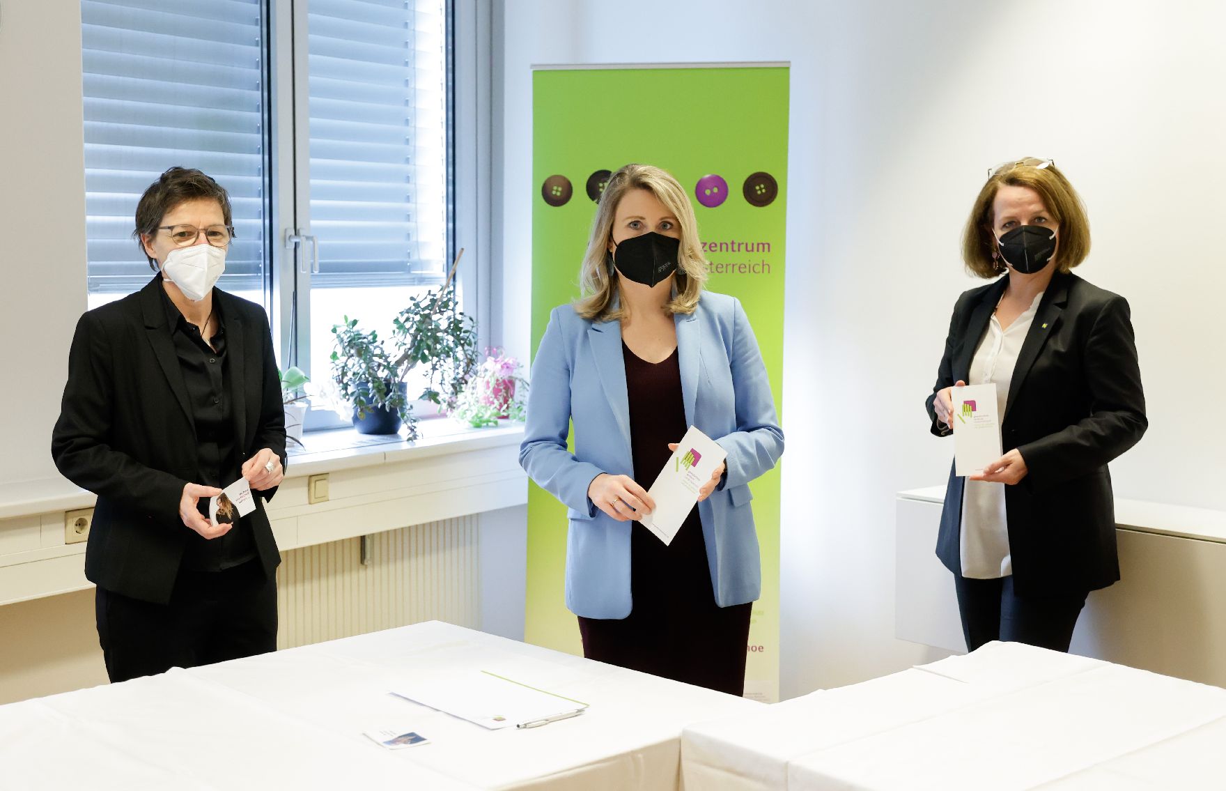 Am 3. März 2021 besuchte Bundesministerin Susanne Raab (im Bild) das Gewaltschutzzentrum Niederösterreich.