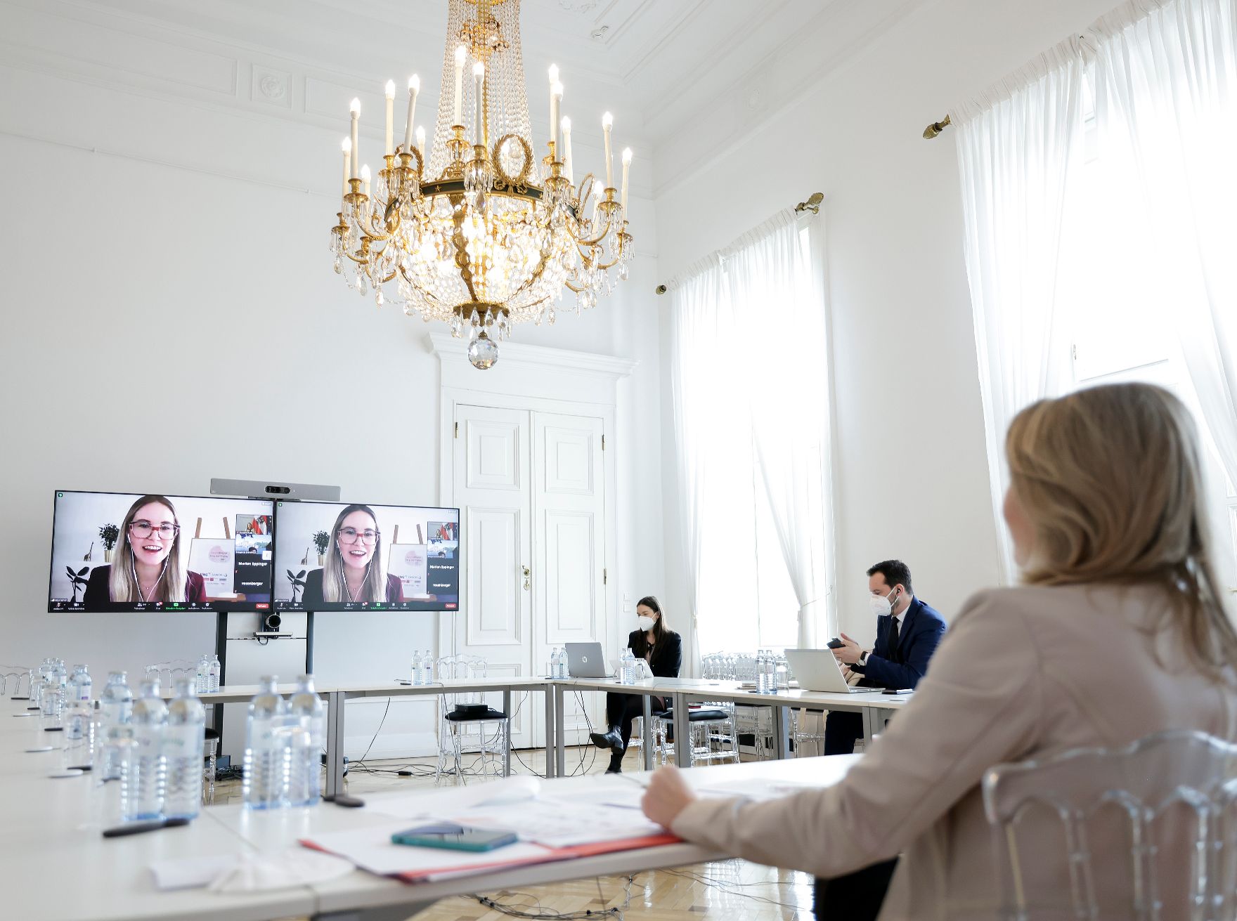 Am 8. März 2021 nahm Bundesministerin Susanne Raab an der Videokonferenz Kongress zum Weltfrauentag teil.