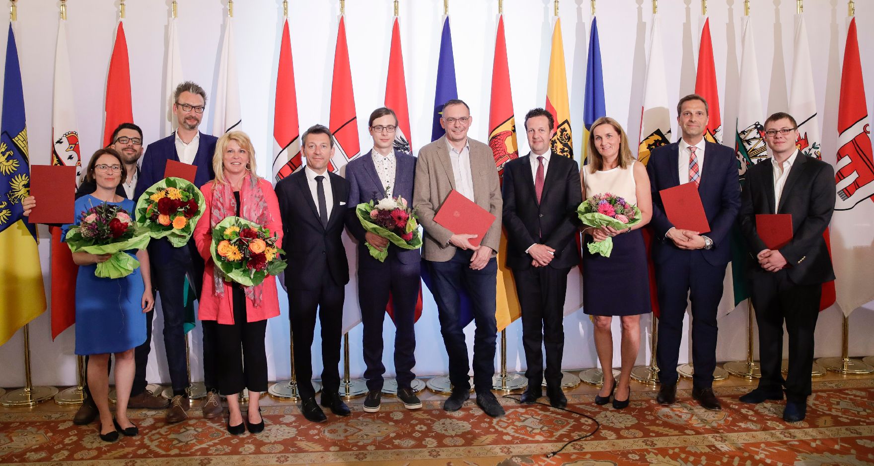 Am 25. April 2018 fand die Überreichung des Österreichischen Buchhandlungspreises im Bundeskanzleramt statt.