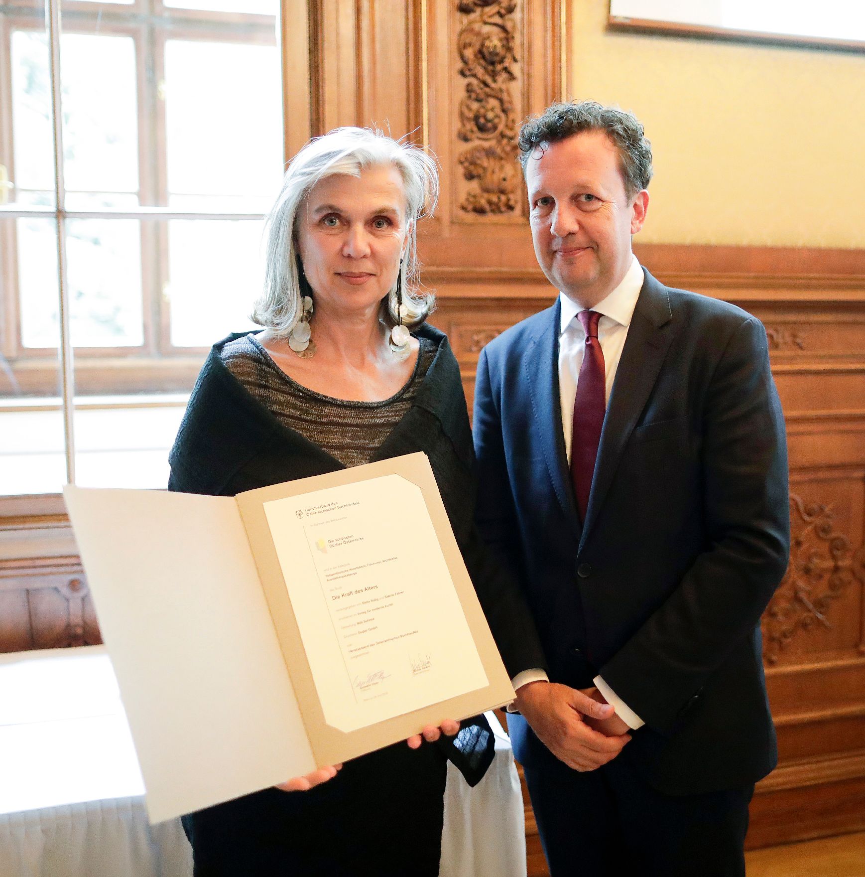 Am 26. Juni 2018 fand die Staatspreisverleihung für die "Schönsten Bücher Österreichs" statt.