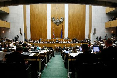 Die erste Regierungserklärung der neuen Bundesregierung fand am 03. Dezember 2008 im Parlament statt. Dort gab Werner Faymann seine erste Regierungserklärung als neuer Bundeskanzler im Plenum des Nationalrats ab.