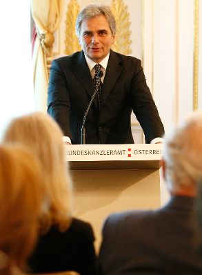 Am 20. Oktober 2009 eröffnete Bundeskanzler Werner Faymann die Auftaktveranstaltung der Bioethikkomission zum Thema "Wissenschaftliche-Integrität" im Bundeskanzleramt.