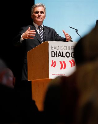 Am 10. Oktober 2011 hielt Bundeskanzler Werner Faymann eine Ansprache bei dem Bad Ischler Dialog der Sozialpartner Österreichs.