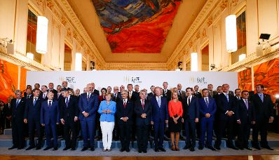 Am 27. August 2015 fand die West Balkan Konferenz 2015 in der Hofburg statt. Im Bild die Regierungschefs und Außenminister.