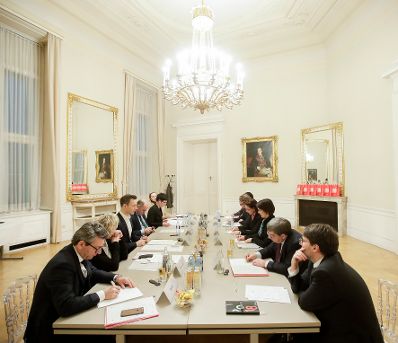 Am 23. Jänner 2019 besuchte Bundesminister Gernot Blümel gemeinsam mit eine Expertengruppe das Haus der Geschichte.