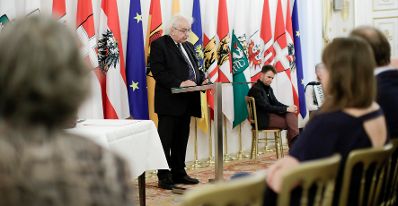 Am 14. Juni 2018 überreichte Bundesminister Gernot Blümel den Manès-Sperber-Preis an Ágnes Heller.