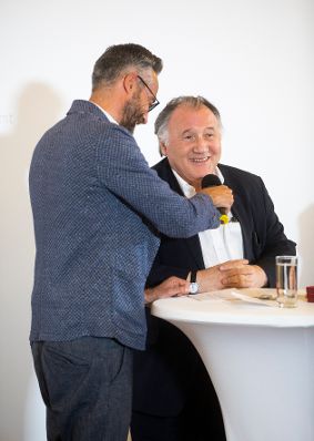 Am 12. Juli 2018 überreichte Bundesminister Gernot Blümel die Österreichischen Kunstpreise und den Hans-Hollein-Kunstpreis.