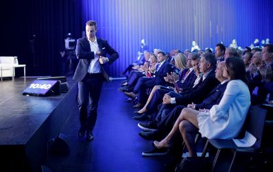 Am 26. September 2018 nahm Bundesminister Gernot Blümel (im Bild) an der Eröffnung der Österreichischen Medientage teil.