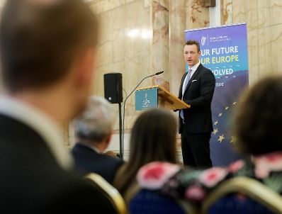 Am 12. Oktober 2018 reiste Bundesminister Gernot Blümel (im Bild) anlässlich eines Arbeitsbesuchs nach Dublin.