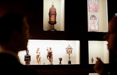 Am 5. November 2018 eröffnete Bundesminister Gernot Blümel die Ausstellung "Spitzmaus Mummy in a Coffin and other Treasures" im Kunsthistorischen Museum.