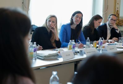 Am 28. März 2019 lud Bundesministerin Juliane Bogner-Strauß (im Bild) die zuständigen Frauenlandesrätinnen zum Gewaltschutz-Gipfel ins Bundeskanzleramt.