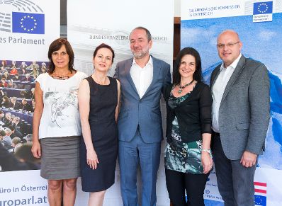 Am 9. Juni 2017 nahm Kunst- und Kulturminister Thomas Drozda (m.) an der Veranstaltung "Europäische Kulturhauptstadt 2024 - Mehr Kultur durch mehr Europa" teil.