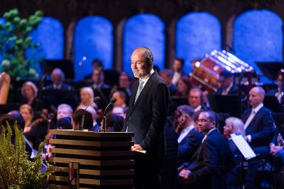 Am 27. Juli 2017 eröffnete Kunst- und Kulturminister Thomas Drozda (im Bild) die Salzburger Festspiele in der Felsenreitschule.