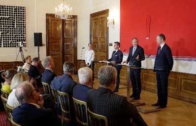 Am 1. September 2017 gab Kunst- und Kulturminister Thomas Drozda (im Bild) eine Pressekonferenz zur Besetzung der wissenschaftlichen Direktion des Kunsthistorischen Museums Wien ab 2019.