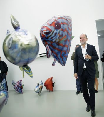 Am 14. September 2017 nahm Kunst- und Kulturminister Thomas Drozda (im Bild) beim Galerienfestival mit internationalen Kuratorinnen und Kuratoren in Wien teil.