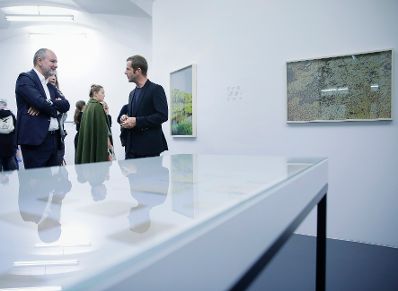 Am 14. September 2017 nahm Kunst- und Kulturminister Thomas Drozda (l.) beim Galerienfestival mit internationalen Kuratorinnen und Kuratoren in Wien teil.