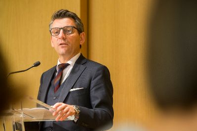 Am 28. September 2017 nahm Kunst- und Kulturminister Thomas Drozda an der Veranstaltung "Speed Dating für Komponistinnen" teil. Im Bild Sektionschef Jürgen Meindl.