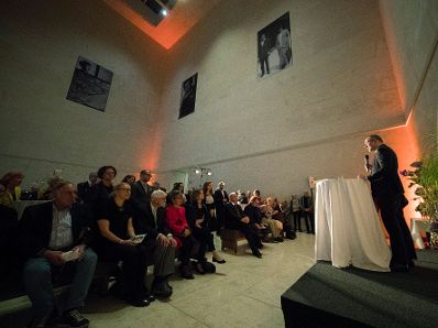 Am 12. Oktober 2017 fand die Ausstellungseröffnung "Ferdinand Hodler" im Leopold Museum statt. Im Bild Kunst- und Kulturminister Thomas Drozda bei der Festansprache.