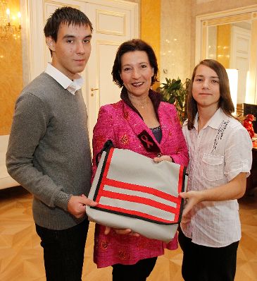 Am 6. Oktober 2010 begrüßte die Bundesministerin für Frauenangelegenheiten und Öffentlichen Dienst Gabriele Heinisch-Hosek die neuen Lehrlinge im Bundesdienst.