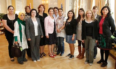 Empfang bei Frauenministerin Gabriele Heinisch-Hosek (M) zum Thema Frauenplattform Türkei - Österreich am 14. September 2010 im Bundeskanzleramt.