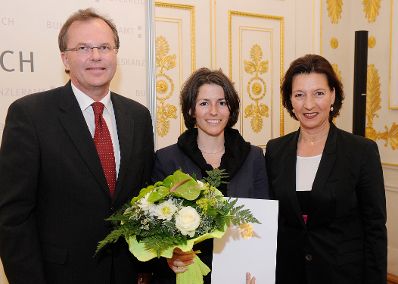 Am 1. Juni 2011, Frauenministerin Gabriele Heinisch-Hosek bei der Verleihung des "Johanna Dohnal-Förderpreis 2011".