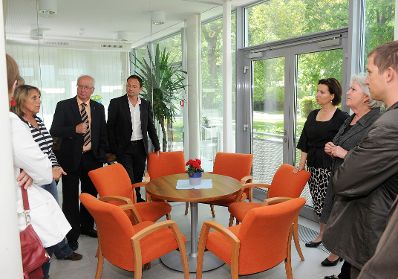 Am 13. Mai 2011, Bundesministerin Gabriele Heinisch-Hosek zu Besuch im Therapiezentrum Ybbs anlässlich des Niederösterreichtages.