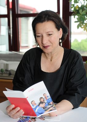 Am 13. Mai 2011, Bundesministerin Gabriele Heinisch-Hosek zu Besuch in der ÖBB Lehrwerkstätte anlässlich des Niederösterreichtages.