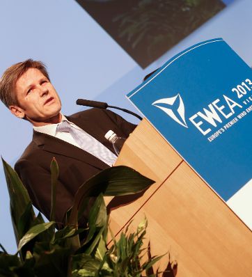 Am 4. Februar eröffnete Staatssekretär Josef Ostermayer (im Bild) die European Wind Energy Association 2013 im Messezentrum Wien.