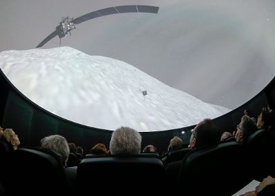 Am 11. November 2014 fand anlässlich der bevorstehenden Landung der Rosetta-Sonde "Philae" auf dem Kometen "67P/Tschurjumow-Gerasimenko" einer Pressekonferenz im Digitalen Planetarium des Naturhistorischen Museums statt.