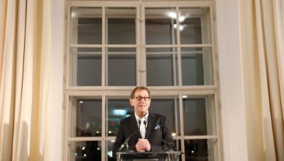 Am 21. Jänner 2016 eröffnete Kunst- und Kulturminister Josef Ostermayer den Neujahrsempfang im MuseumsQuartier. Im Bild MQ-Direktor Christian Strasser.