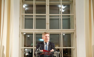 Am 21. Jänner 2016 eröffnete Kunst- und Kulturminister Josef Ostermayer (im Bild) den Neujahrsempfang im MuseumsQuartier.