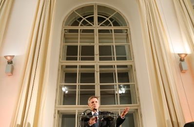 Am 21. Jänner 2016 eröffnete Kunst- und Kulturminister Josef Ostermayer (im Bild) den Neujahrsempfang im MuseumsQuartier.