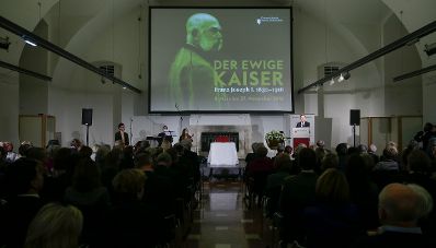 Am 10. März 2016 hielt Kunst- und Kulturminister Josef Ostermayer eine Ansprache bei der Ausstellungseröffnung "Der ewige Kaiser. Franz Joseph I. 1830-1916" in der Österreichischen Nationalbibliothek.