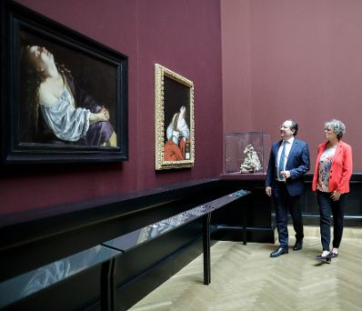 Am 10. Oktober 2019 besuchte Bundesminister Alexander Schallenberg das Kunsthistorische Museum.