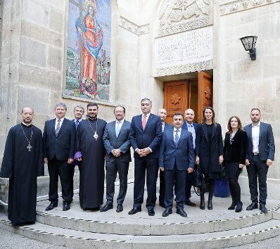 Am 24. Oktober 2019 besuchte Bundesminister Alexander Schallenberg die Armenische Gemeinde.