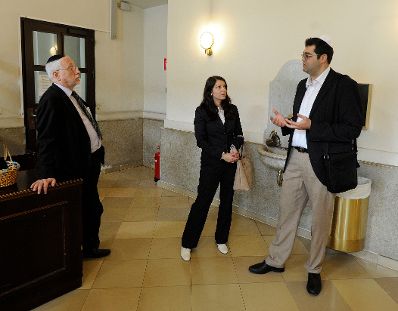 Am 10. Juni 2016 besuchte Staatssekretärin Muna Duzdar (im Bild) die Israelitische Kultusgemeinde.