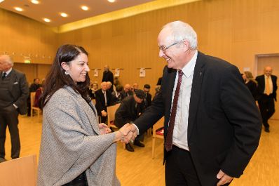 Am 16. November 2016 nahm Staatssekretärin Muna Duzdar (im Bild) an der Veranstaltung "60 Jahre Koordinierungsausschuss für christlich-jüdische Zusammenarbeit" teil.