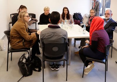 Am 21. November 2016 besuchte Staatssekretärin Muna Duzdar (im Bild) das Jugendcollege der Stadt Wien.