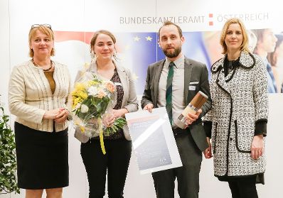 Am 1.März 2016 überreichte Staatssekretärin Sonja Steßl den Österreichischen Verwaltungspreis 2016.