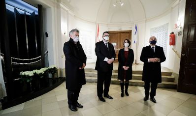 Am 9. November 2020 nahm Bundesministerin Karoline Edtstadler am Stillen Gedenken anlässlich der Novemberpogrome teil.
