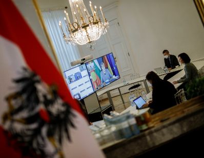 Am 10. November 2020 nahm Bundesministerin Karoline Edtstadler an der Videokonferenz Sofia Summit teil.