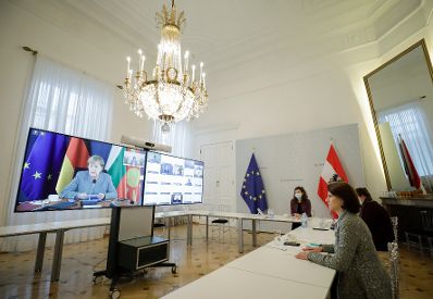 Am 10. November 2020 nahm Bundesministerin Karoline Edtstadler an der Videokonferenz Sofia Summit teil.