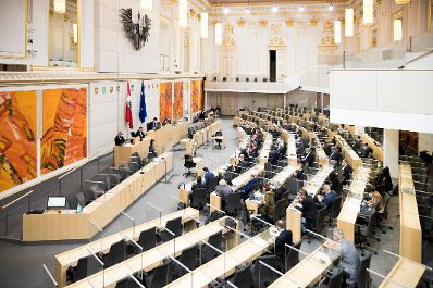 Am 11. März 2021 nahm Bundesministerin Karoline Edtstadler (im Bild) an der Plenarsitzungen des Bundesrates teil.