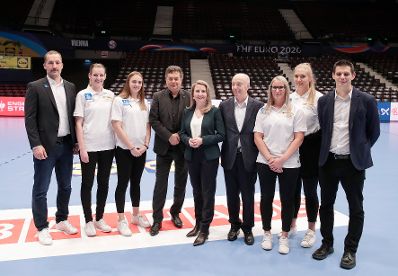 Am 21. Jänner 2020 lud Vizekanzler Werner Kogler und Bundesministerin Susanne Raab zu einem Pressegespräch anlässlich der Bewerbung für die Women´s EHF EURO 2024.