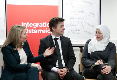 Am 14. Februar 2020 besuchte Bundesministerin Susanne Raab (im Bild) den Österreichischen Integrationsfonds.
